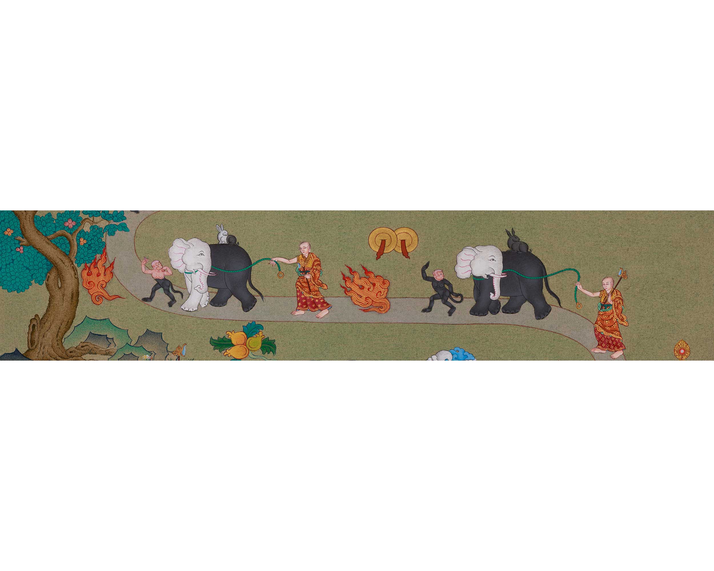 Samatha Meditation Buddhist Art | Serenity, Concentration, and Enlightened Mind Thangka