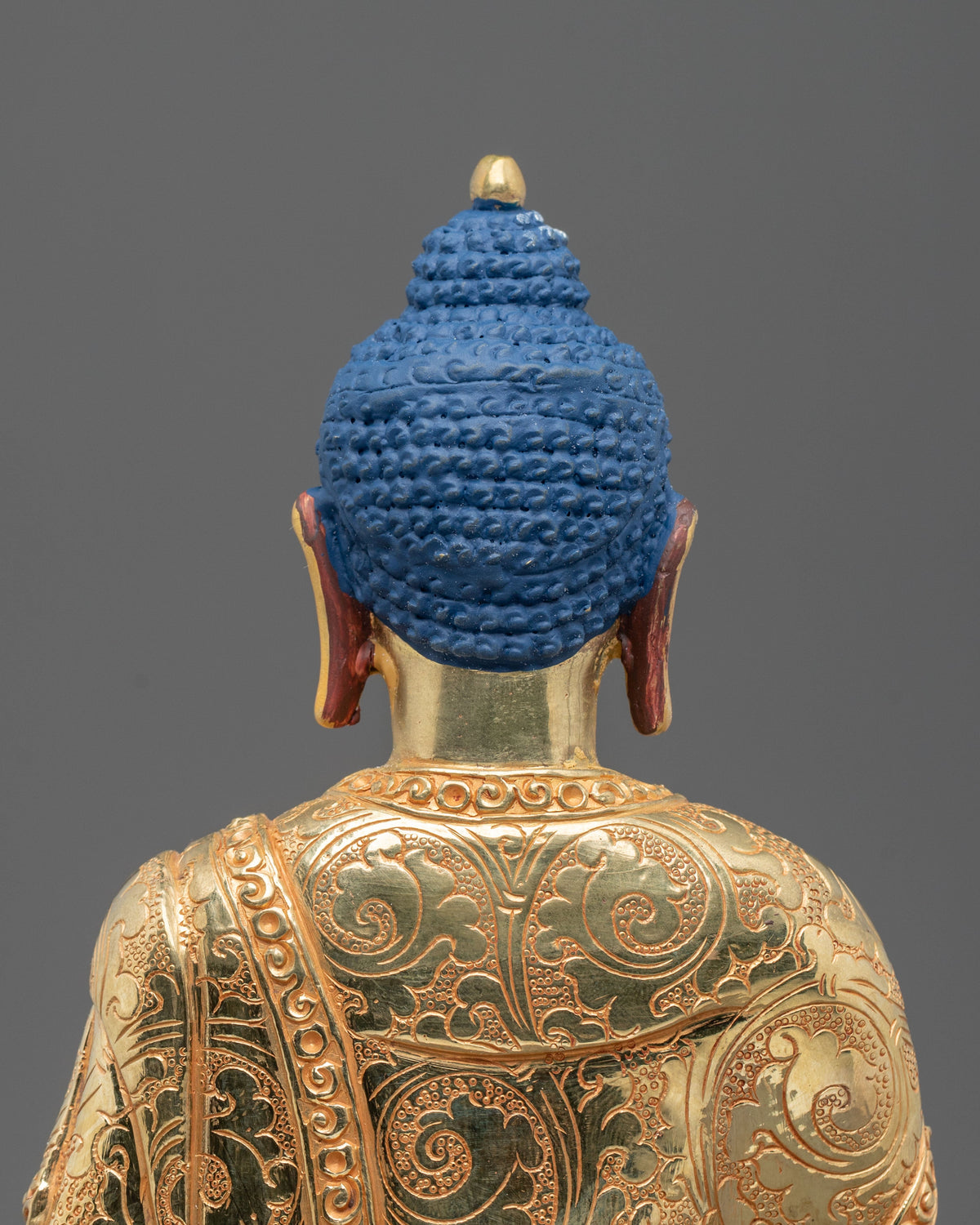 Amitabha Buddha Spiritual Sculpture | Gold Plated Buddhist Statue