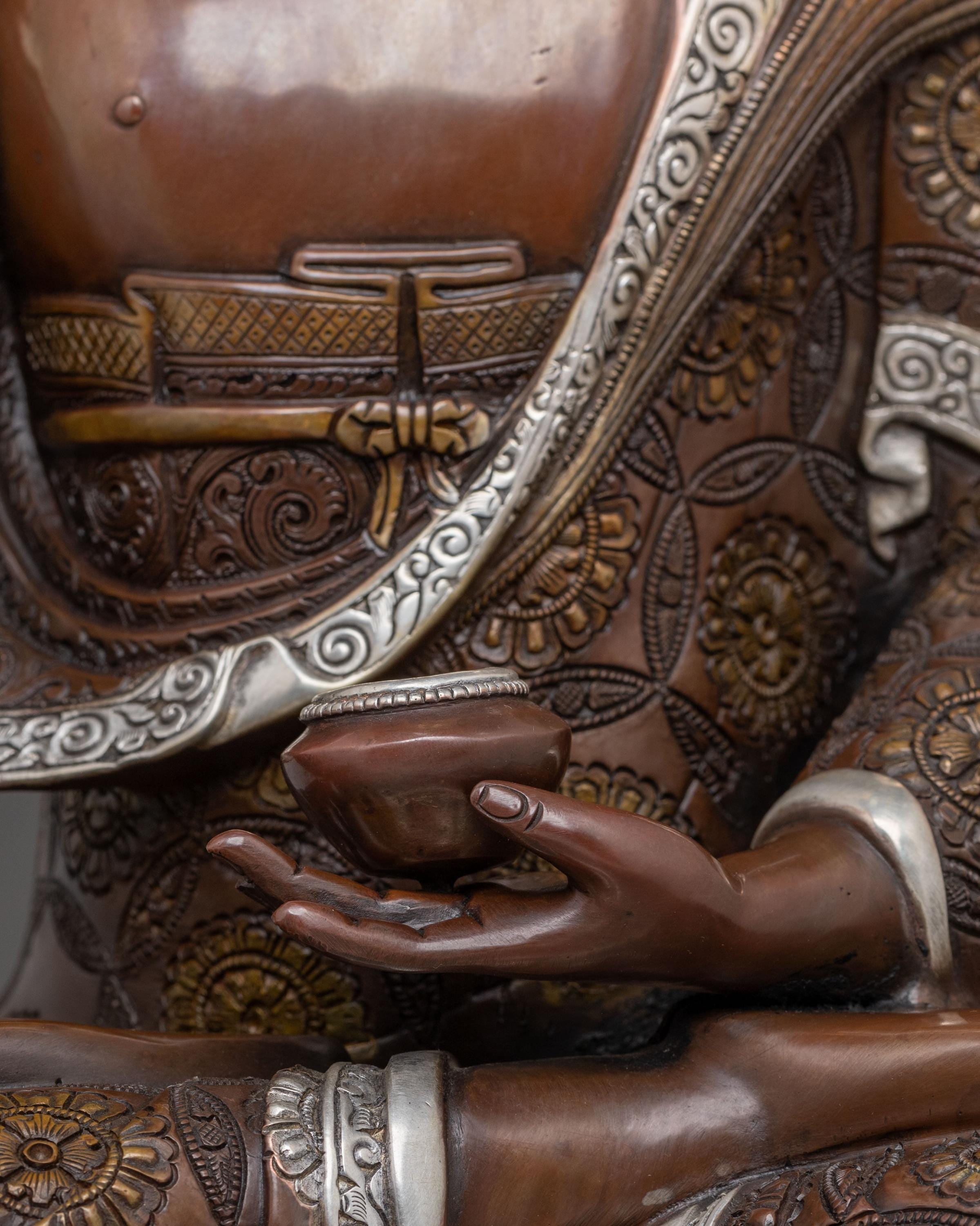 Sacred Meditation Shakyamuni Buddha Sculpture  | Himalayan Buddhist Art