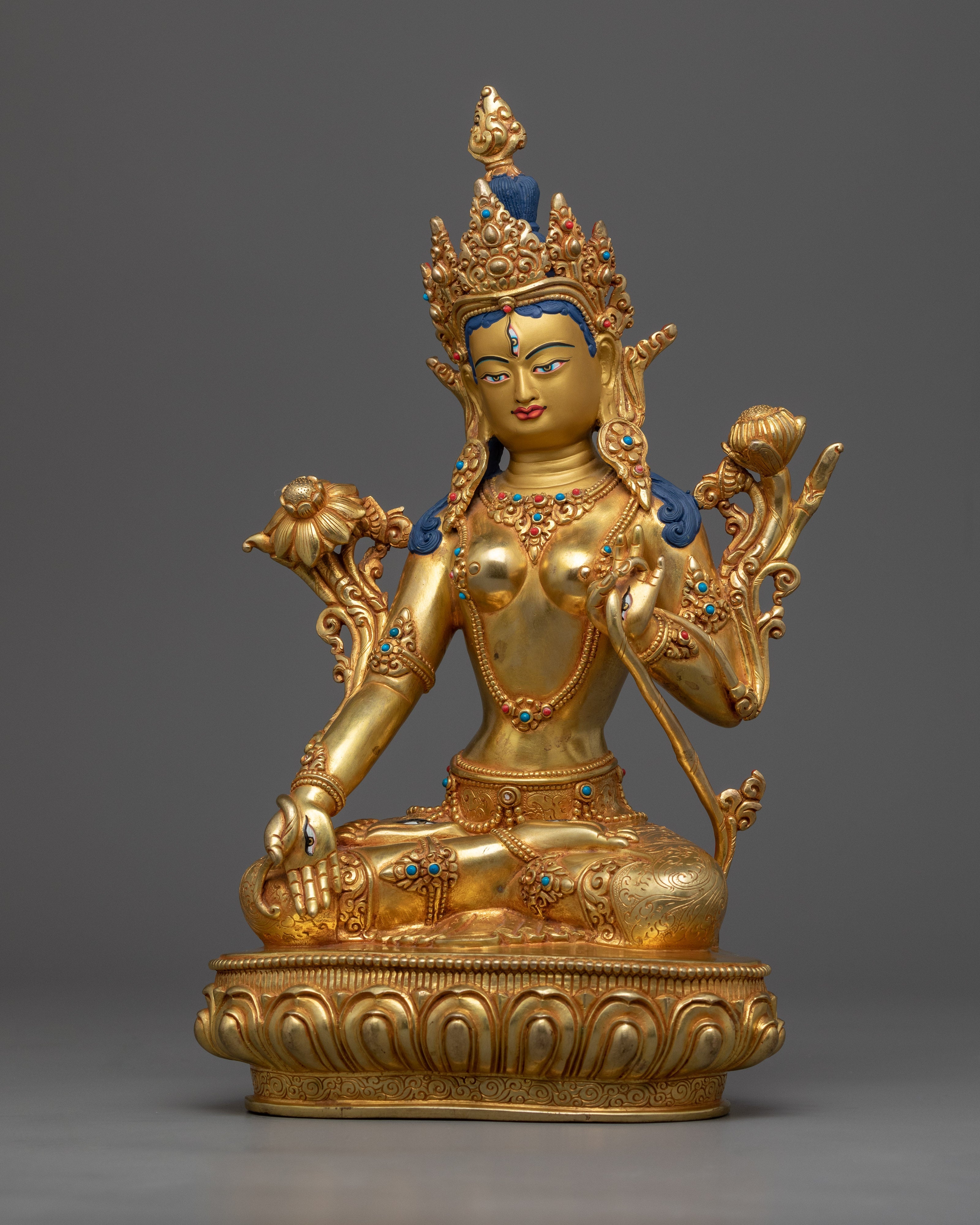White Tara Goddess Art | Buddhist Religious Statues