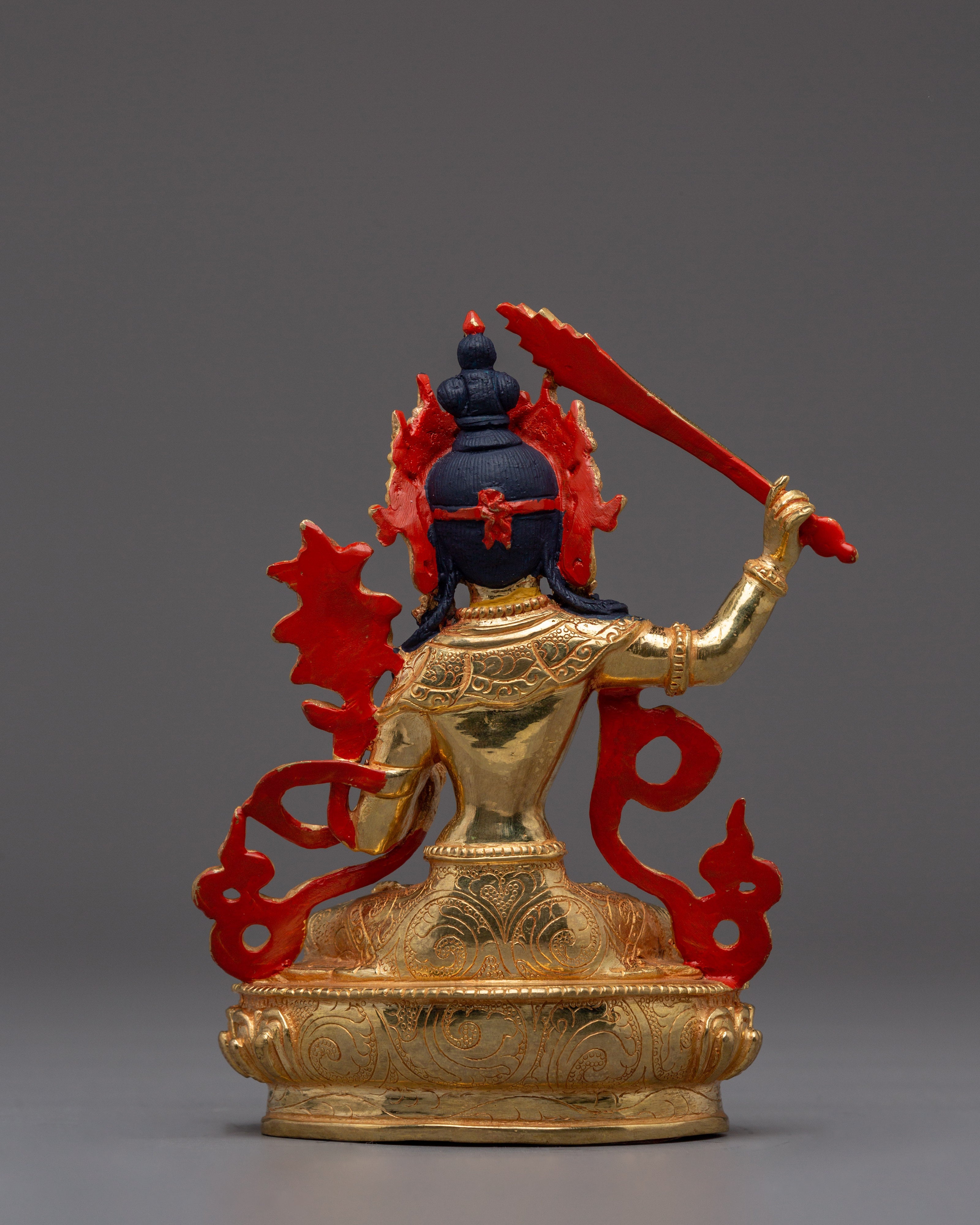 Tibetan Buddhist Deity Manjushri Statue | Bodhisattva of Wisdom