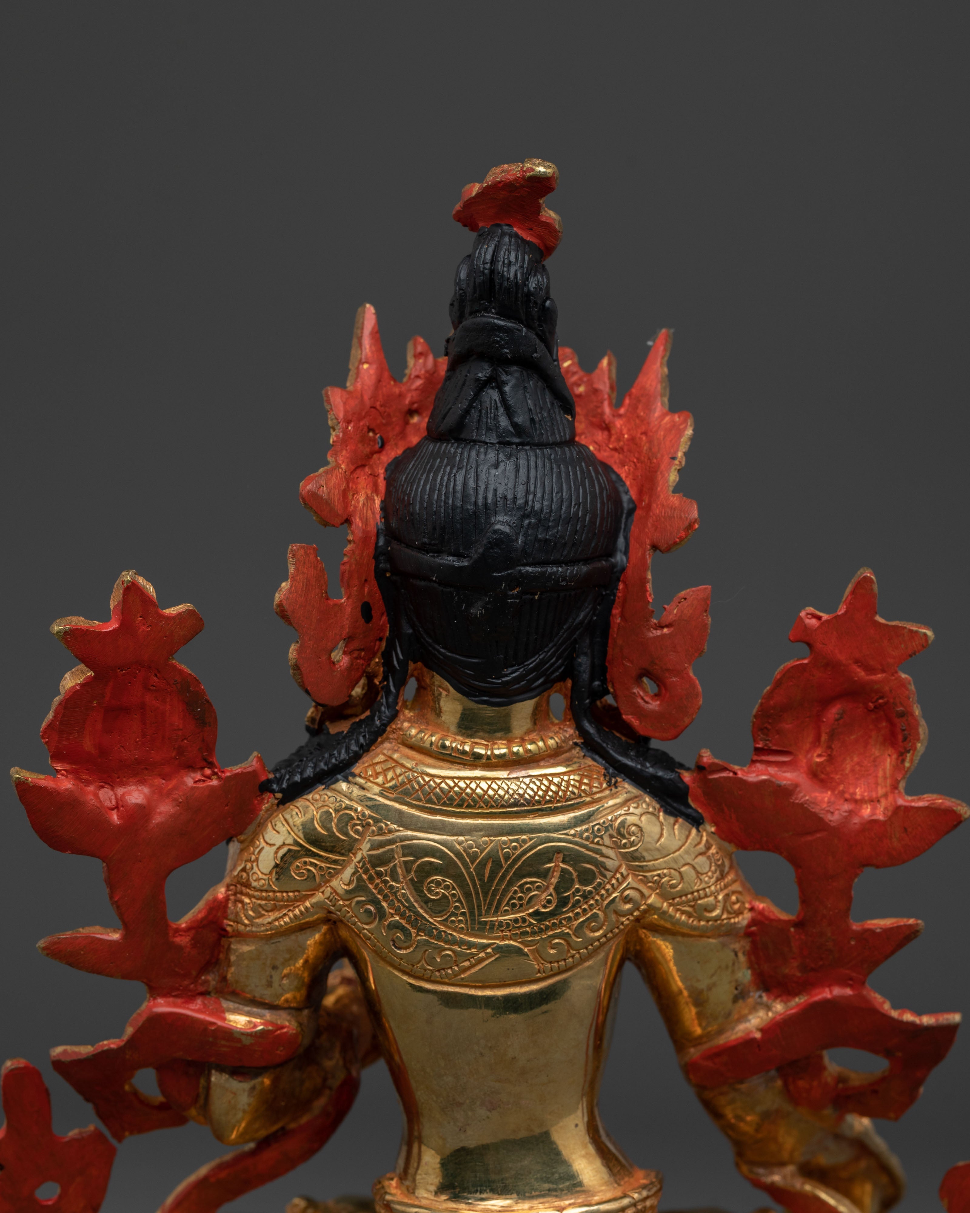 Traditional Himalayan White Tara Figurine | Spiritual Home Decor