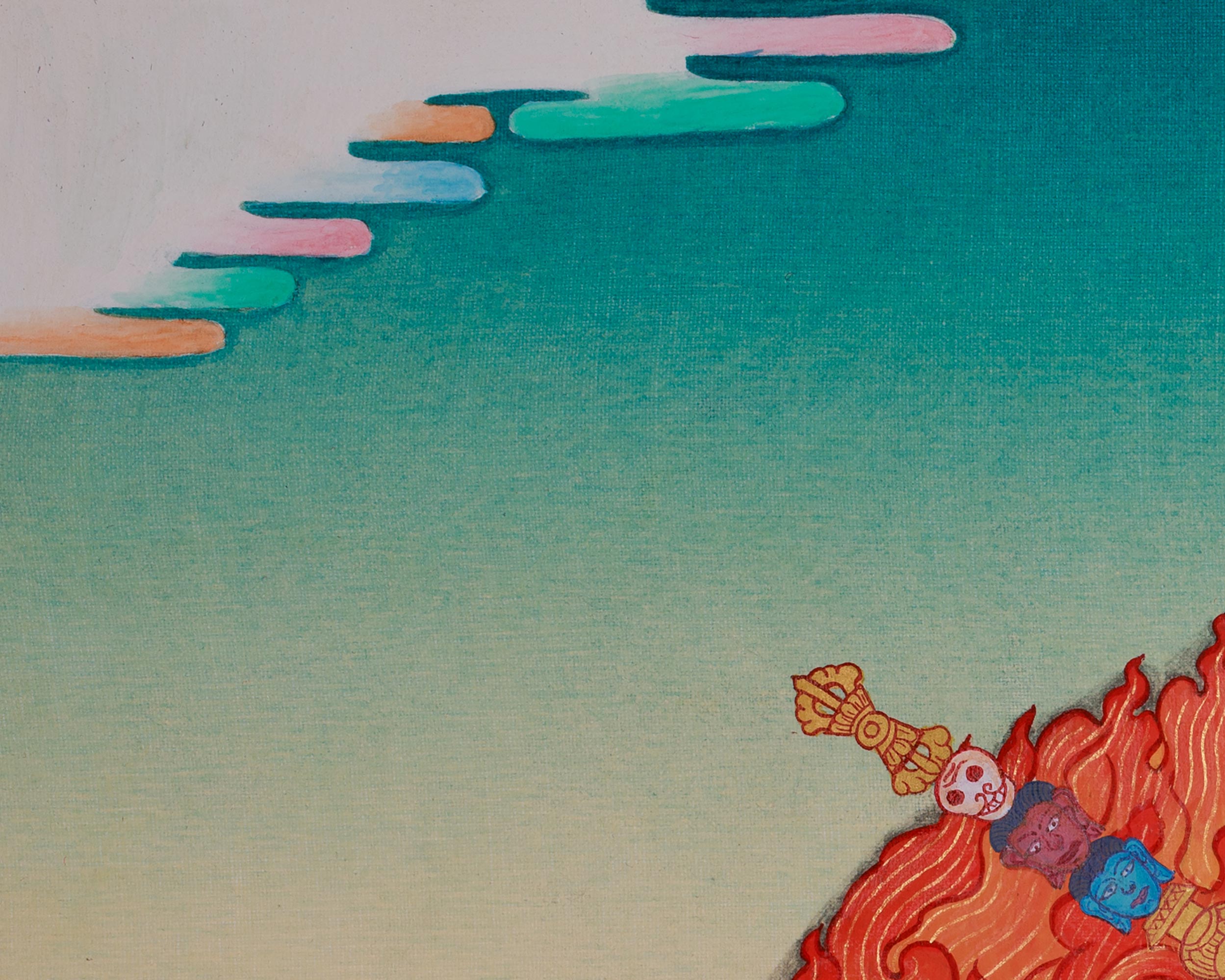 Vajrayogini Buddhist Thangka | Dakini of Tantric Buddhism | Wisdom Deity