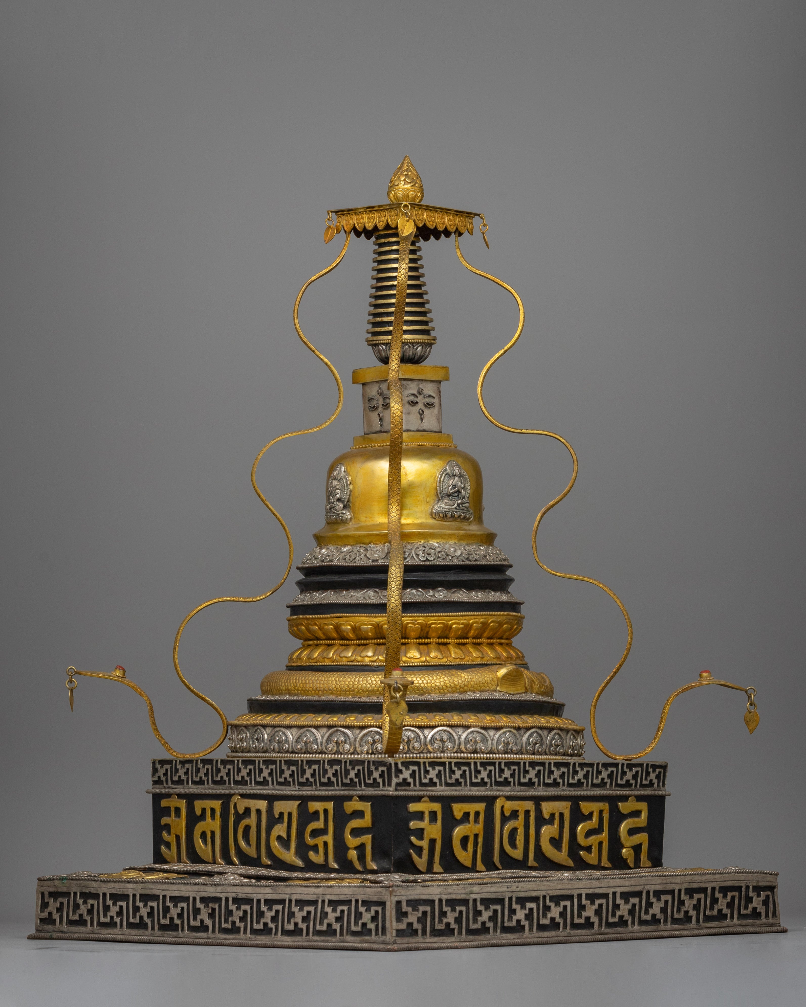 Decorative Buddhist Stupa Sculpture | Symbol of Peace and Enlightenment, for Home Decor