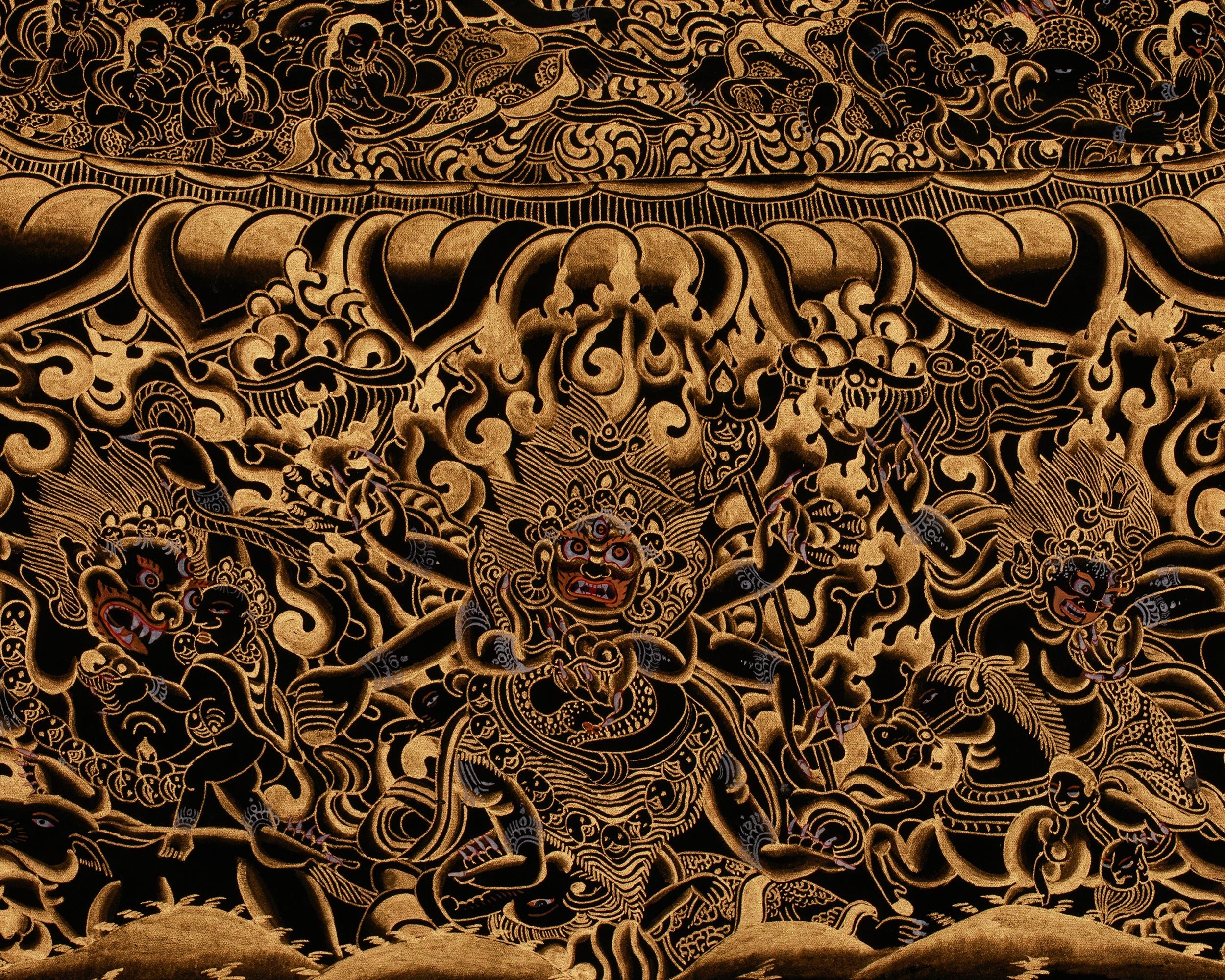 Tibetan Thangka of Yamantaka | The Destroyer Of Death