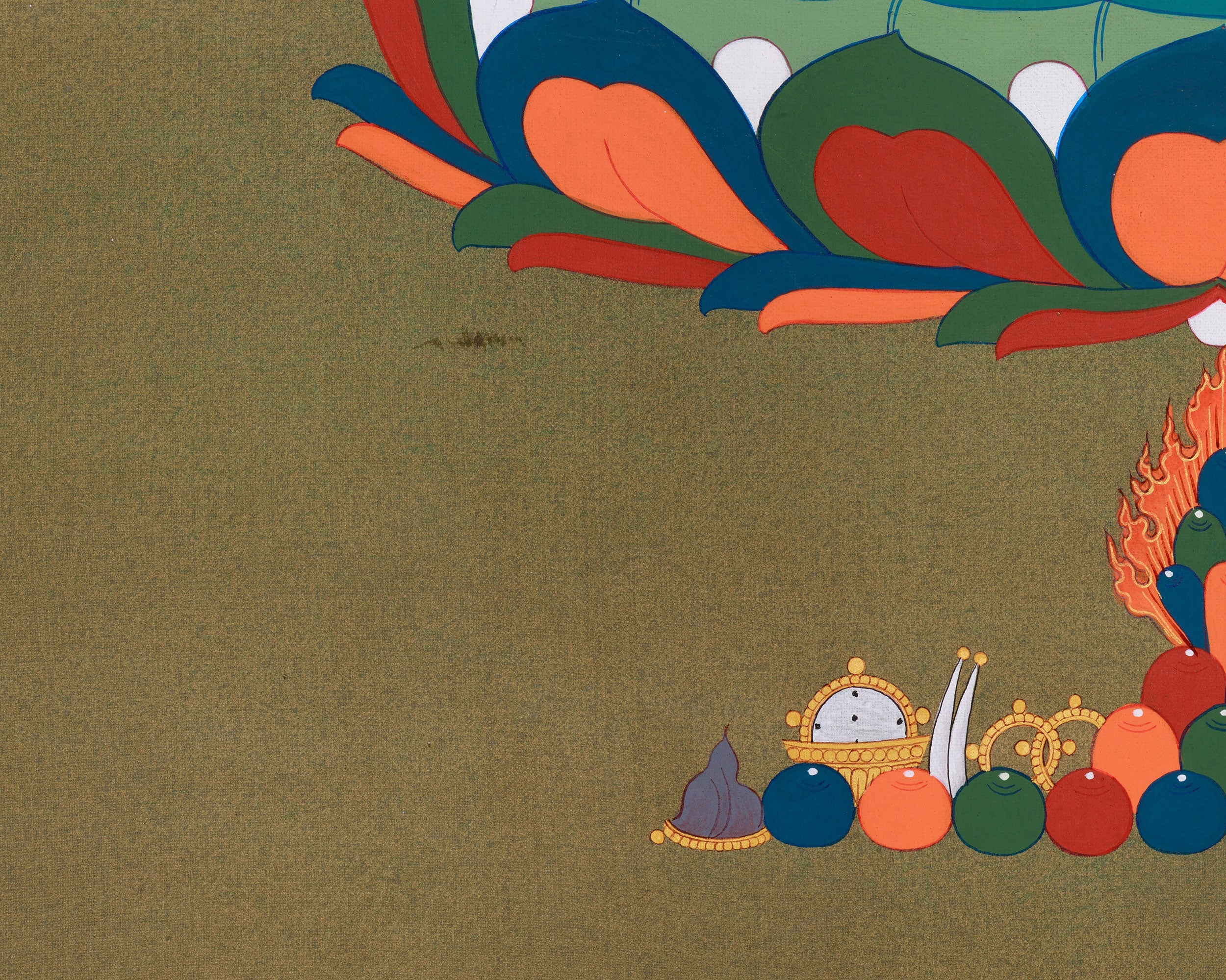Traditional Buddha Amitayus Painting | Long Life Buddha