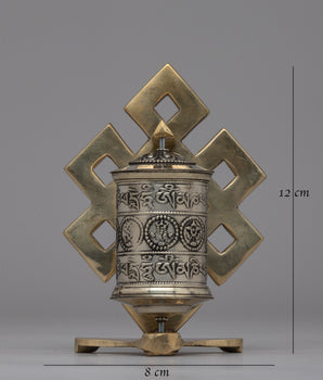 Copper & Brass Tibetan Prayer Wheel | Copper & Brass Design