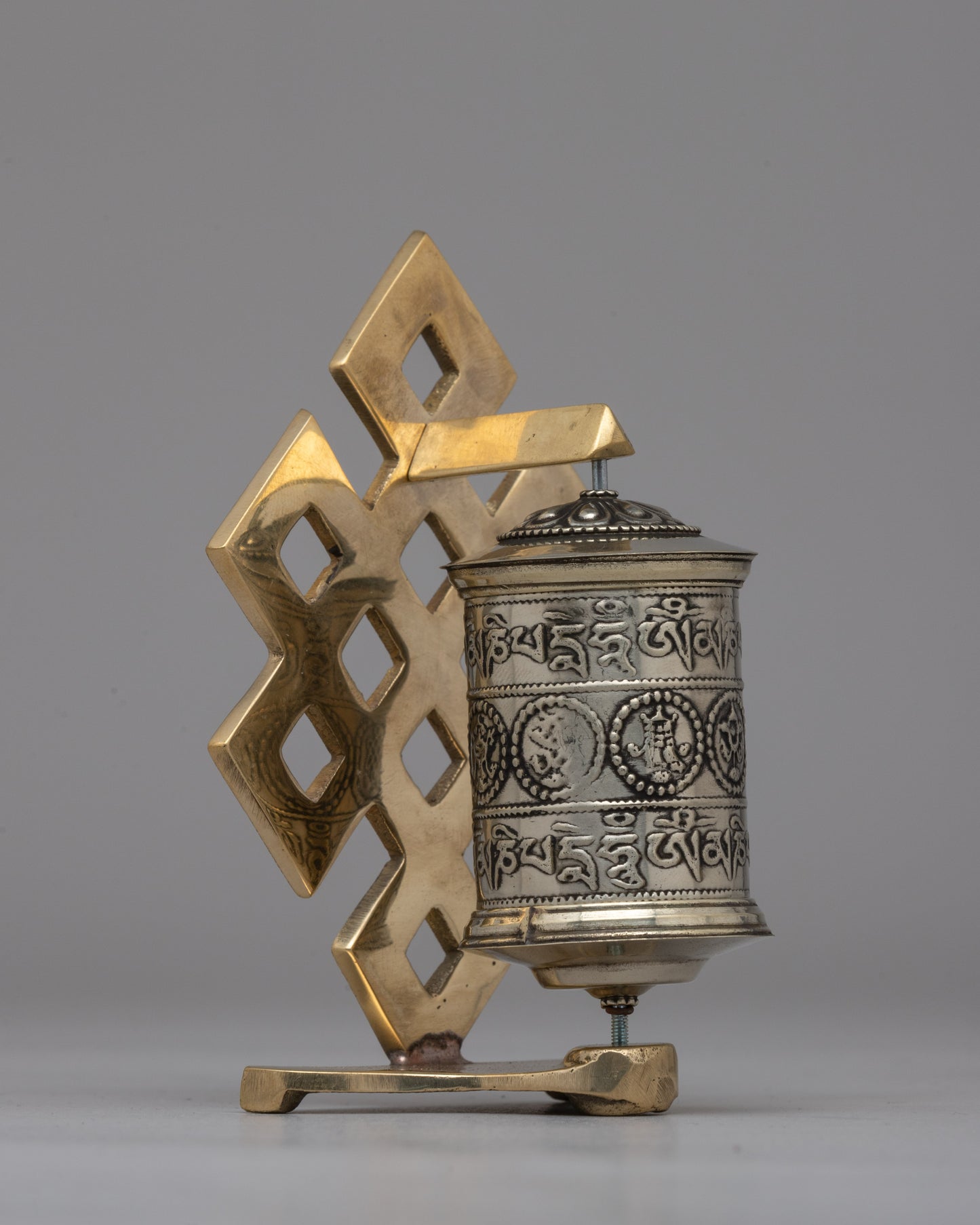 Copper & Brass Tibetan Prayer Wheel | Copper & Brass Design