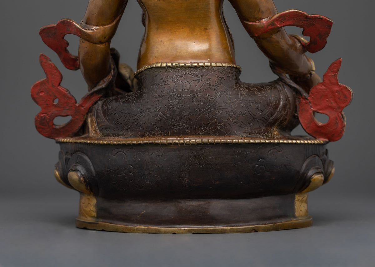 Dzambhala Nepalese Handmade Statue | Deity of Wealth and Prosperity