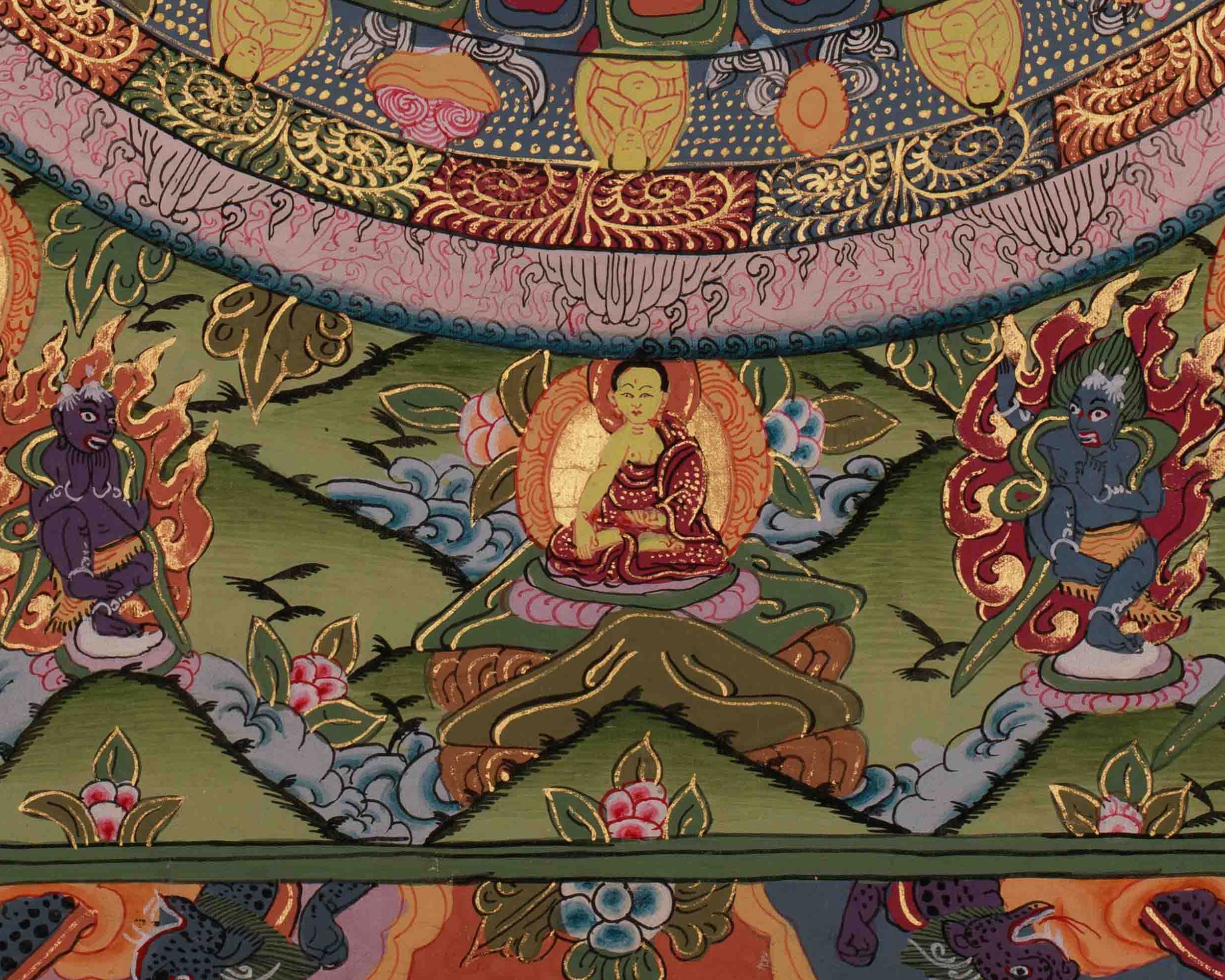 Sacred Buddha Mandala | Himalayan Art Of Peace And Wisdom | Meditation Altar