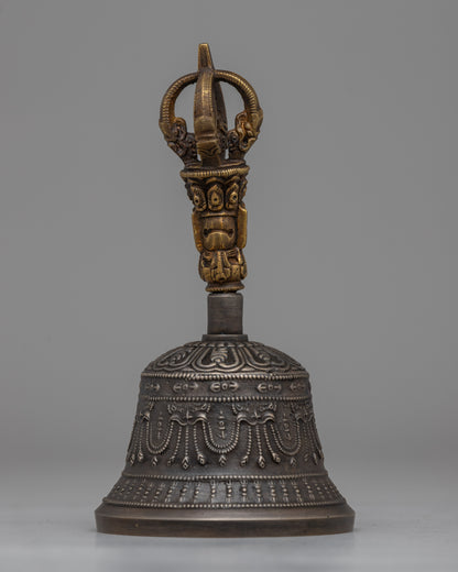 Bronze Vajra and Bell for Buddhist Practice | Ritual Tools of Tibetan Buddhism