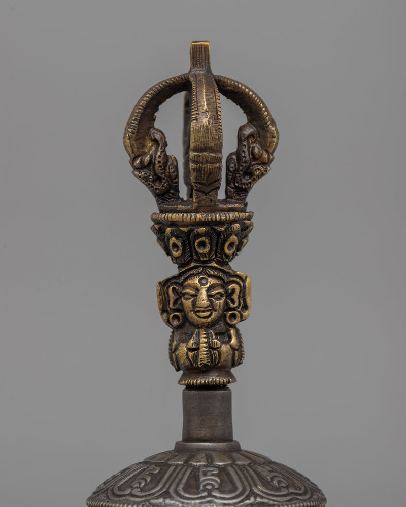 Tibetan Buddhist Bell and Vajra | Symbol of Wisdom and Compassion in Buddhist Practice