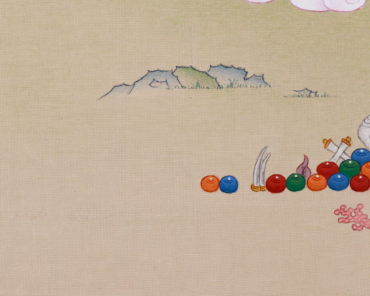 Manjushri (Jampelyang)Thangka | Embodiment of Wisdom and Enlightenment