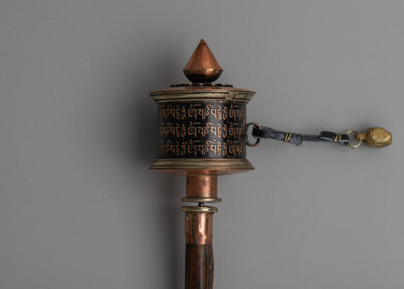 Handcrafted Himalayan Buddhist Prayer Wheel | Embrace Your Spiritual Space for Peace