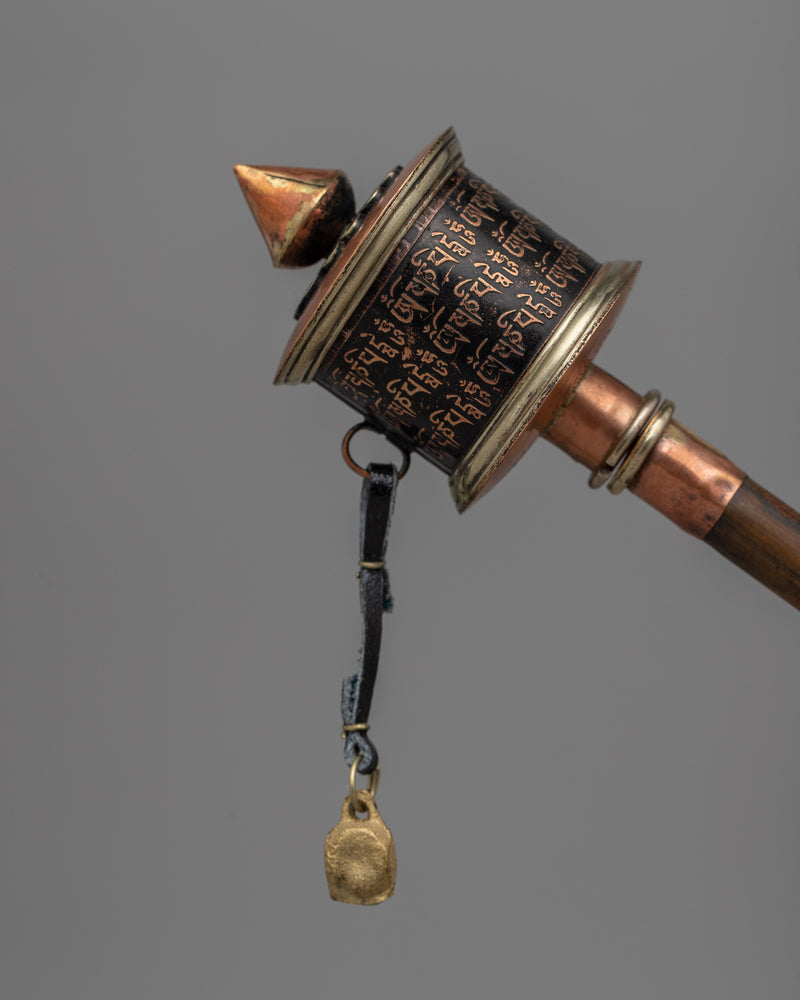 Handcrafted Himalayan Buddhist Prayer Wheel | Embrace Your Spiritual Space for Peace