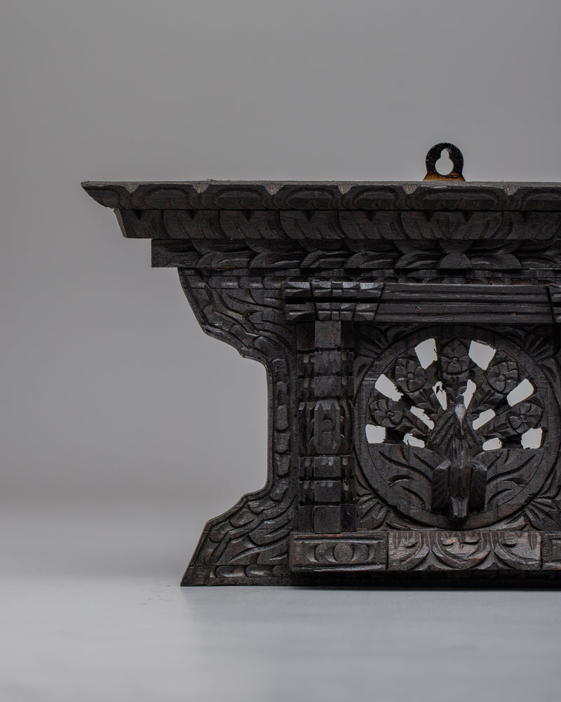 Handcrafted Newari-Style Wooden Frame | Beautiful Handcrafted Piece for Traditional Decor