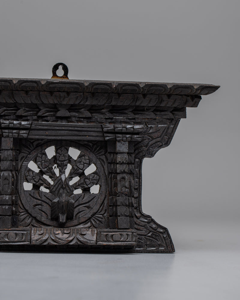 Handcrafted Newari-Style Wooden Frame | Beautiful Handcrafted Piece for Traditional Decor