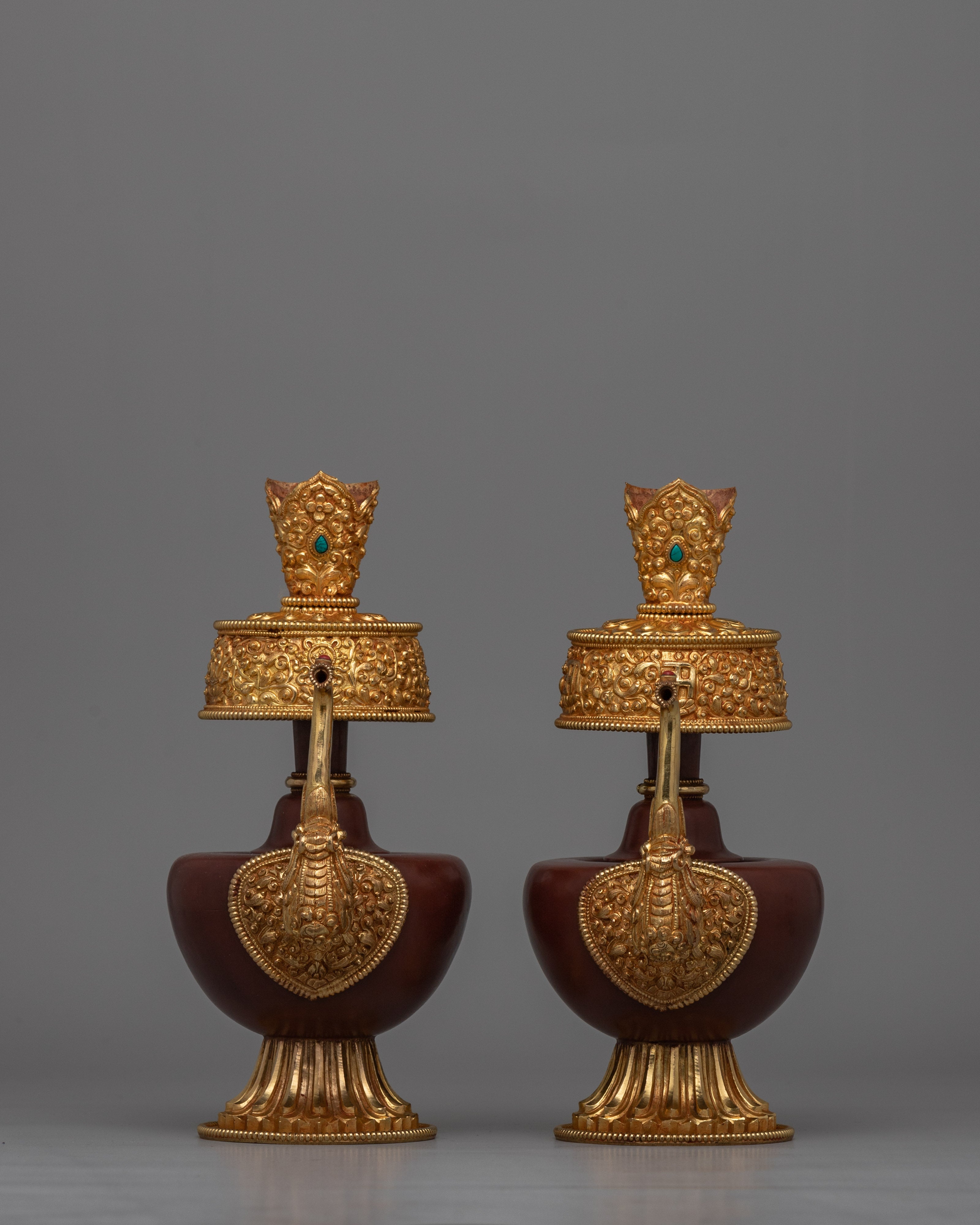 Bhumba Set for Rituals | Traditional Buddhist Ritual Tool with Turquoi ...