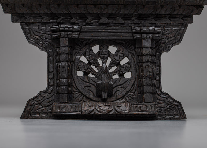 Handcrafted Newari-Style Wooden Frame | Beautiful Handcrafted Piece for Traditional Decor