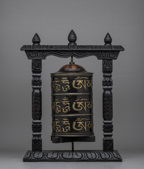 Handcrafted Buddhist Prayer Wheel 