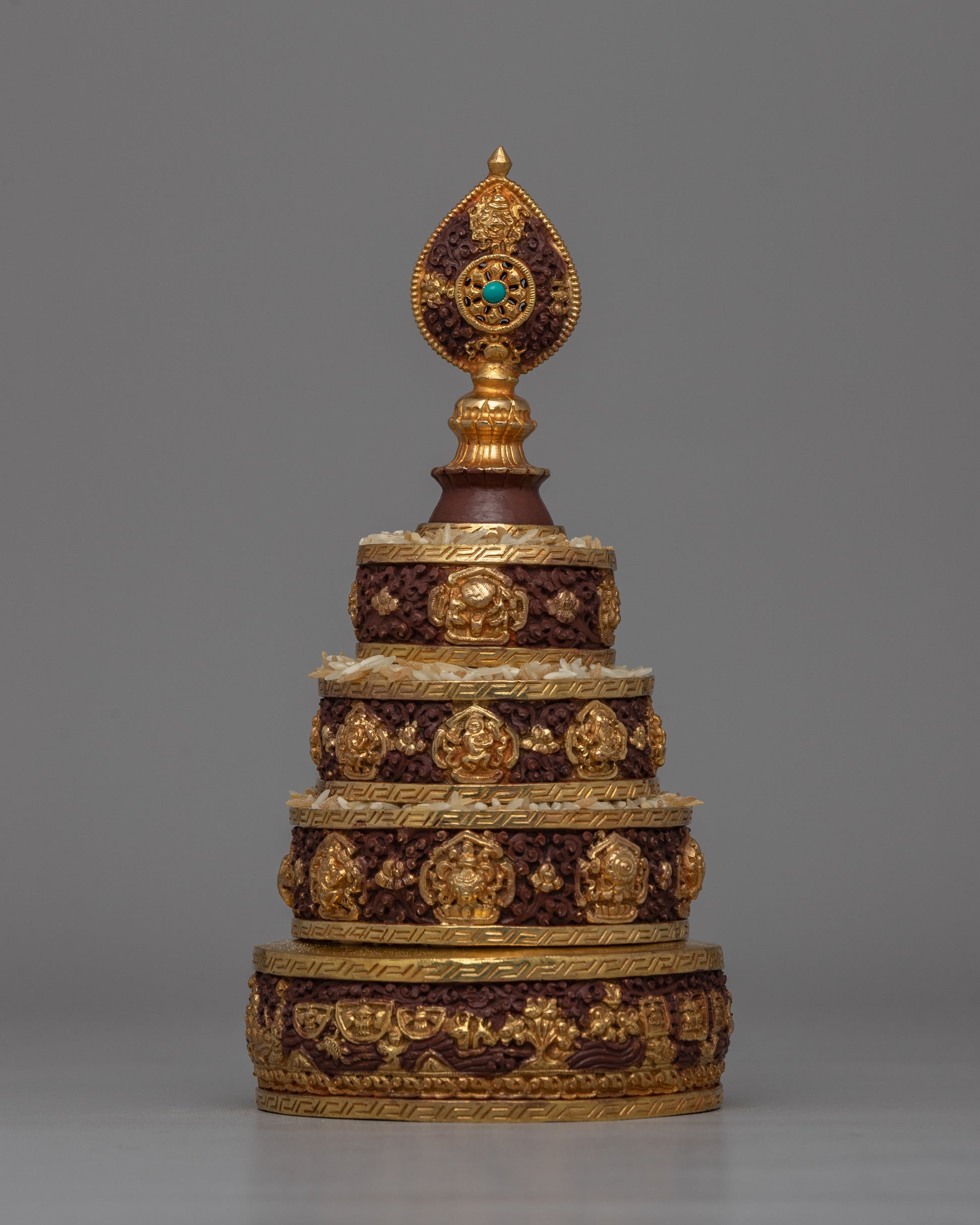 Traditional Buddhist Copper Mandala