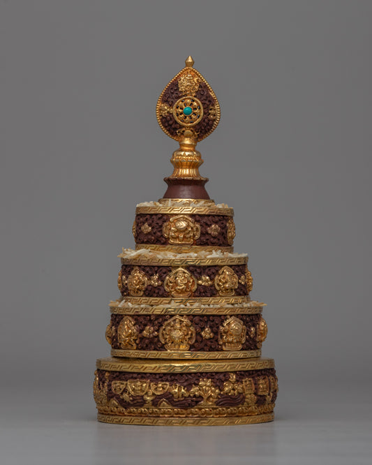 Traditional Buddhist Copper Mandala