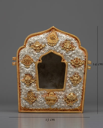 Traditional Buddhist Sacred Ghau Prayer Box | Buddhist Amulet for Meditation and Protection