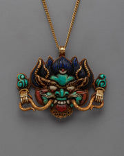 Bright and Symbolic Cheppu Face  Locket