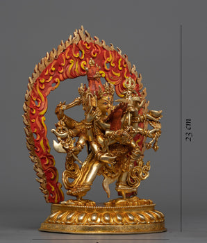 Twelve-Armed Chakrasamvara Statue