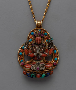 Four-Armed Chenrezig Locket 