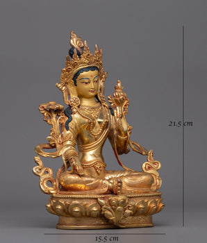 green-tara-sculpture-for-altar