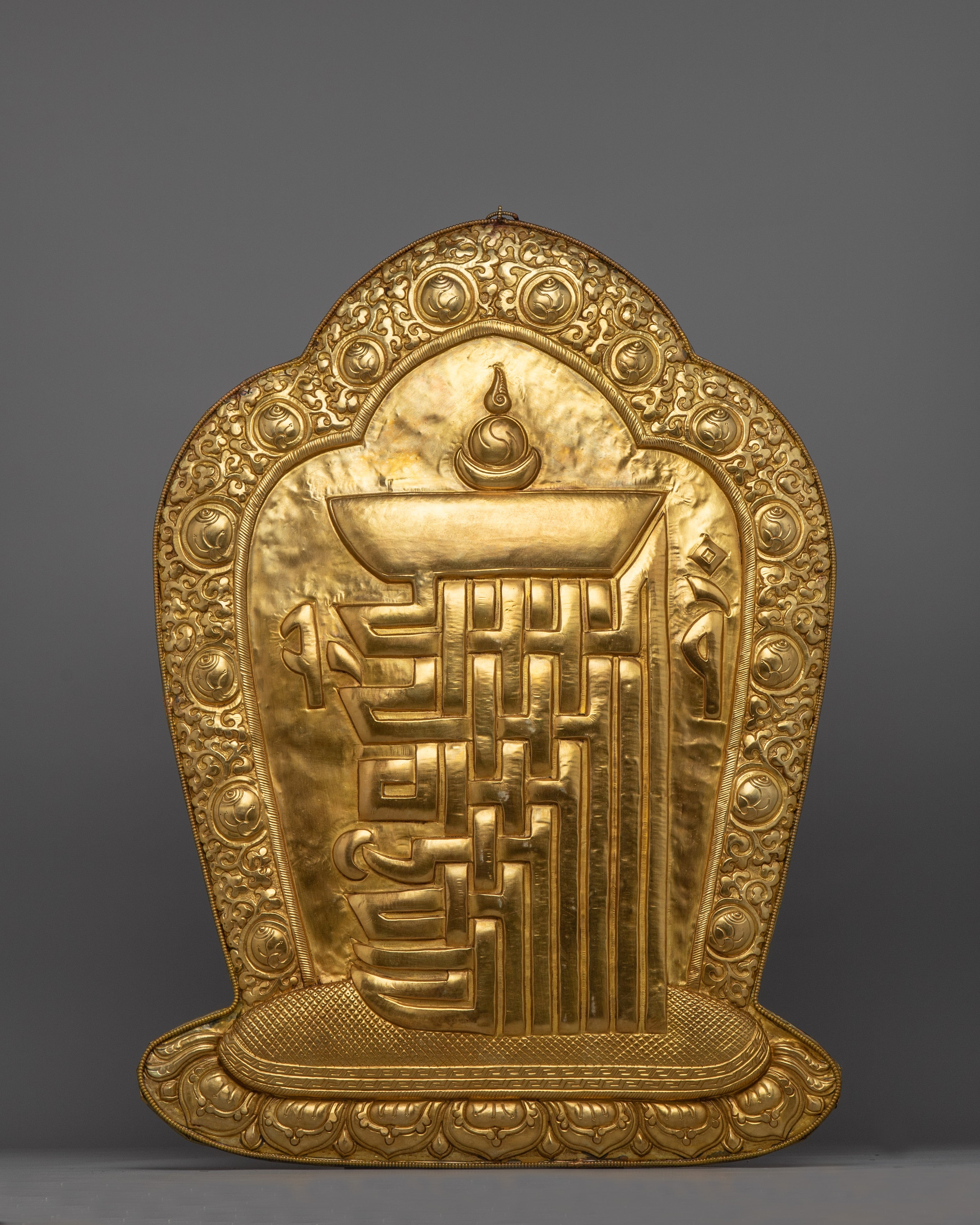 Handcrafted Kalachakra Metal Thangka