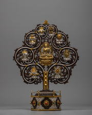 White Tara with Eight Auspicious Symbols