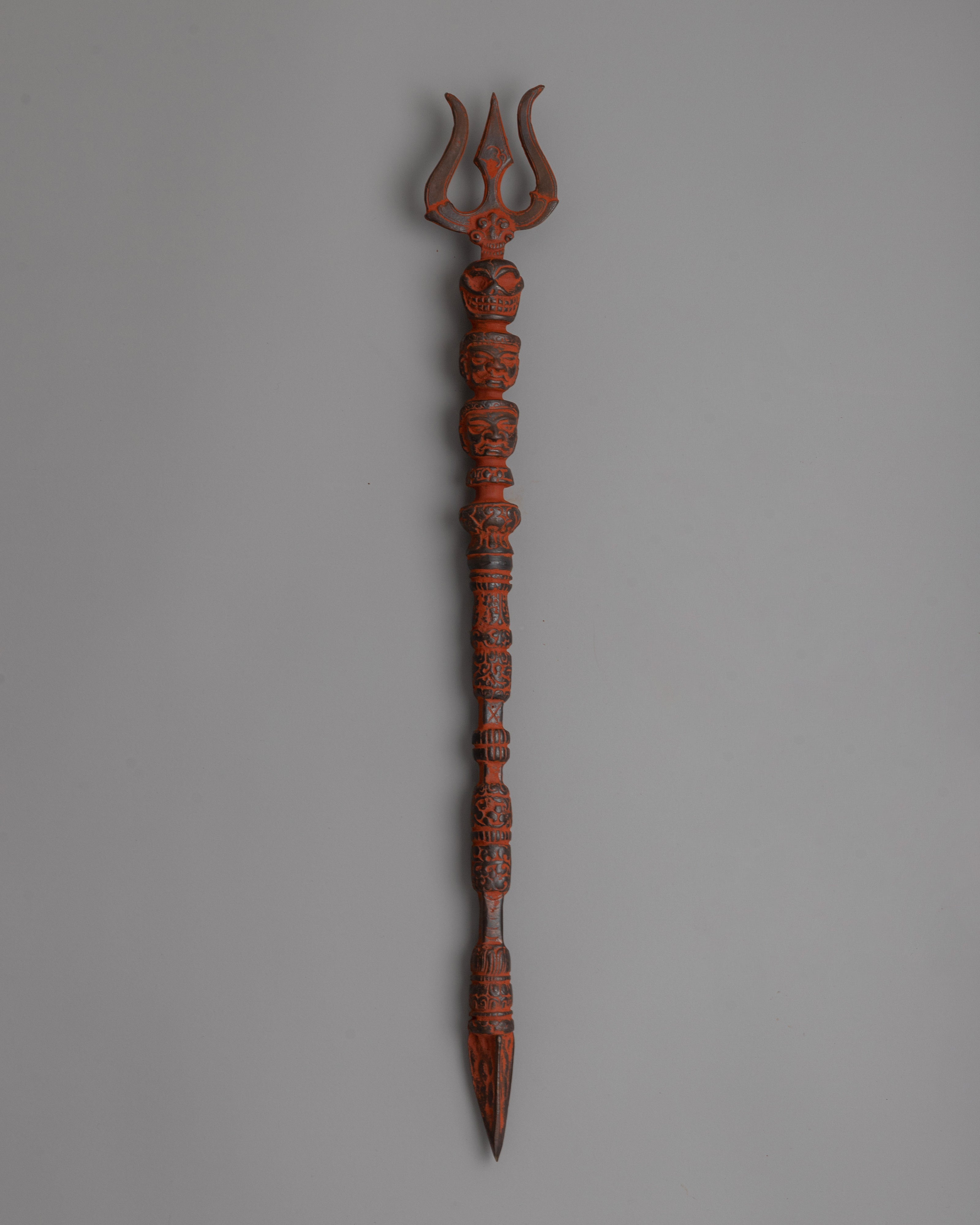Traditional Trishul Ritual Dagger 