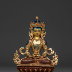 Amitayus Buddhist Copper Statue
