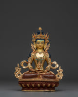 Amitayus Buddhist Copper Statue