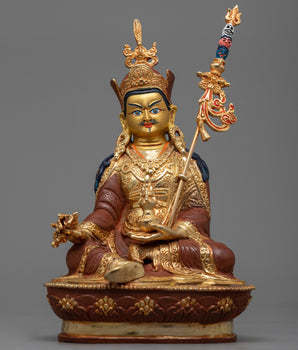 scared guru-rinpoche sculpture