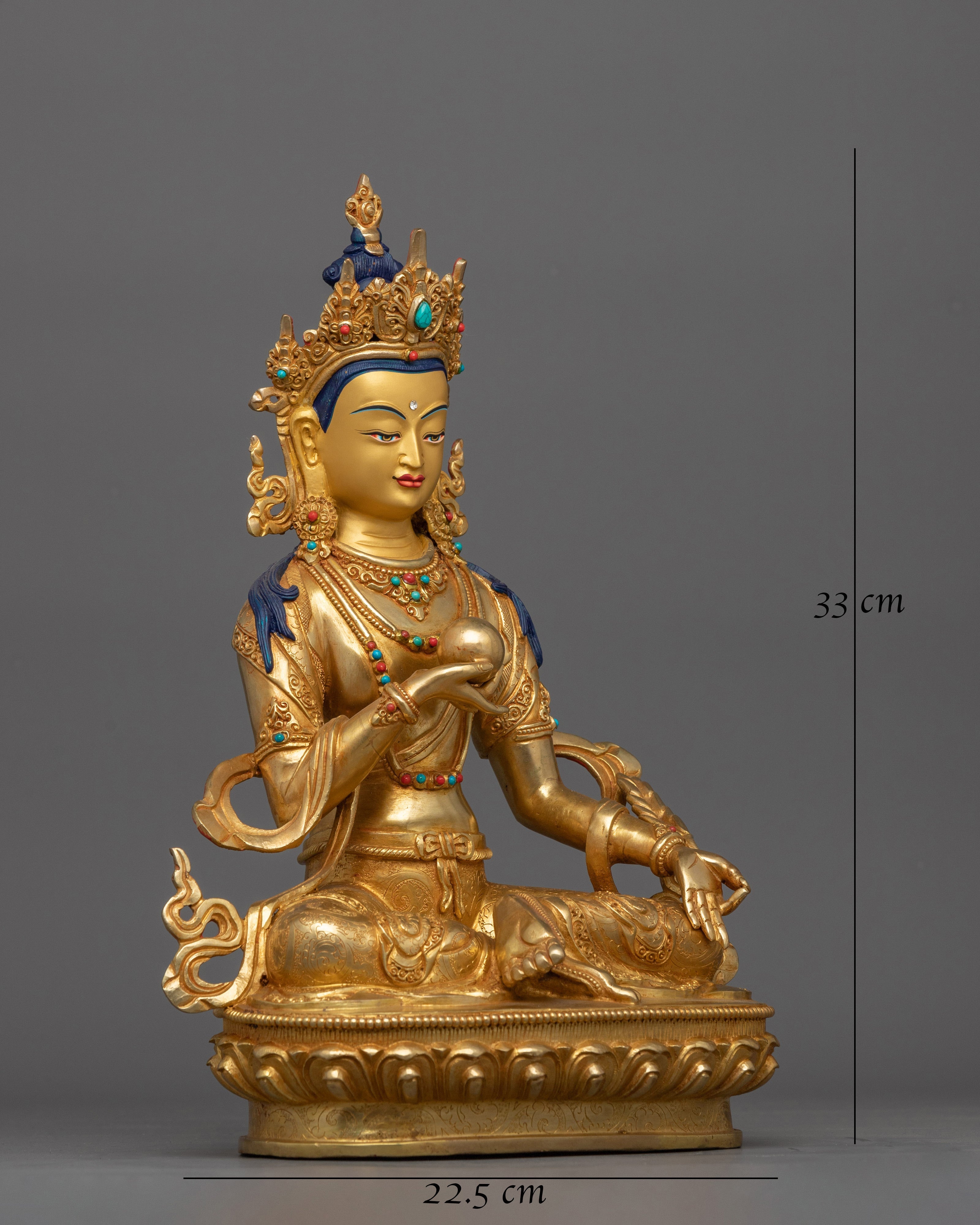 Statue of Kshitigarbha Holding Chintamani | Savior of Beings in Hell