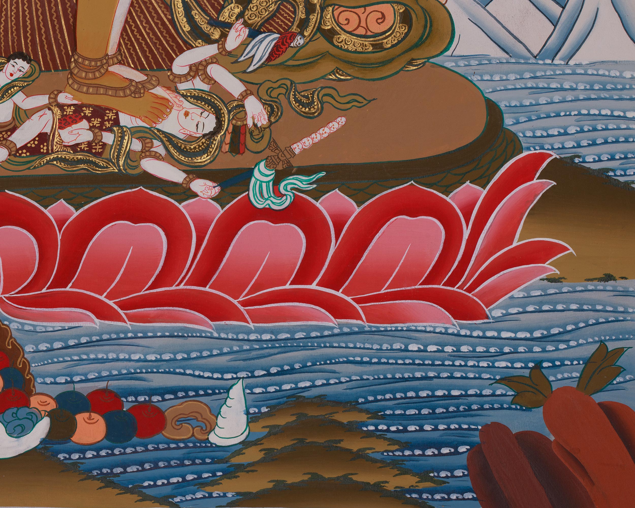 Divine Thangka Of Chakrasamvara | Journey into Spiritual Enlightenment | Meditation Altar