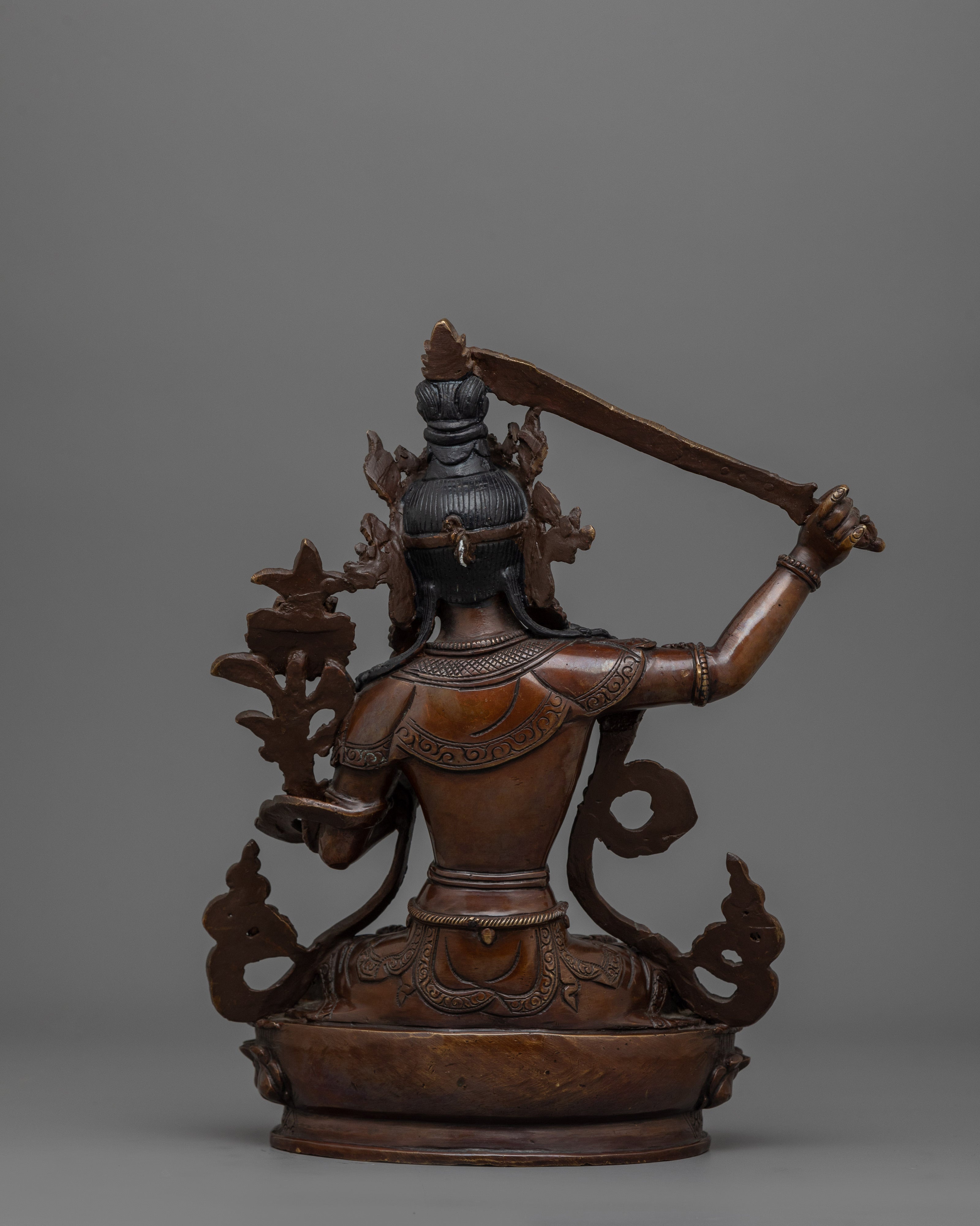 Wisdom Deity Manjushri Statue | Enlightened Protector of Knowledge