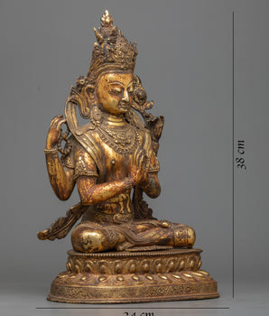 chenrezig antique statue