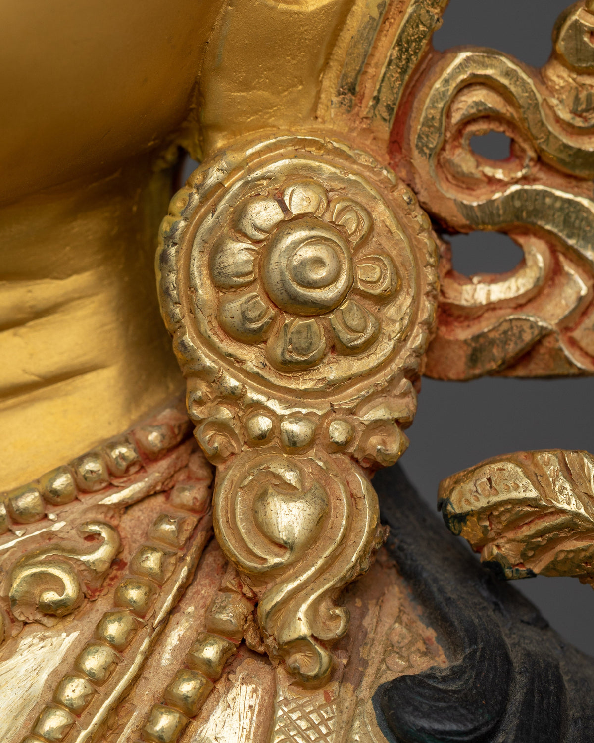 Enlightened Protector Manjushri Deity of Wisdom Figurine | Sacred Buddhist Icon of Insight