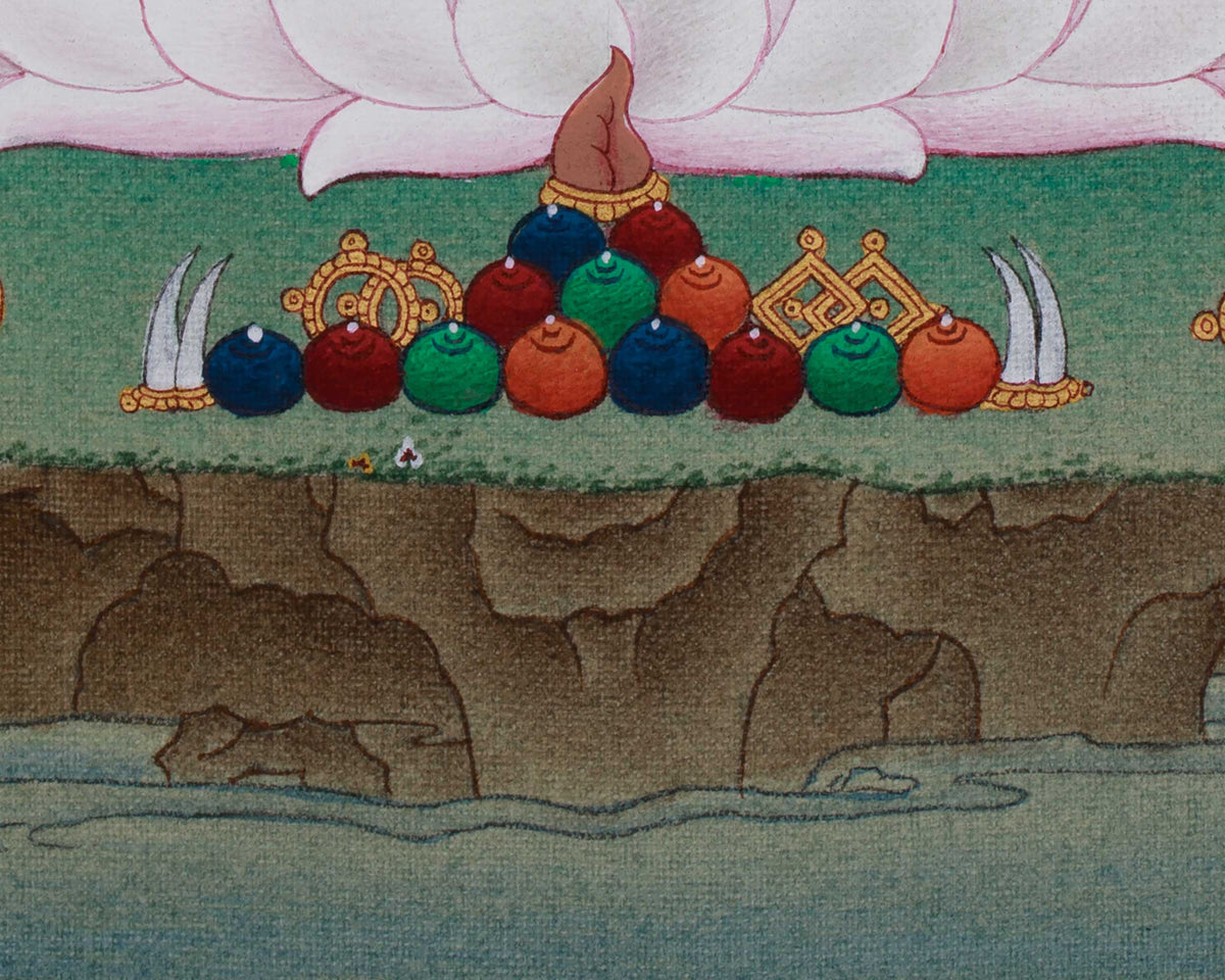 Spiritual Chenrezig Thangka | A Divine Representation of Compassion and Love