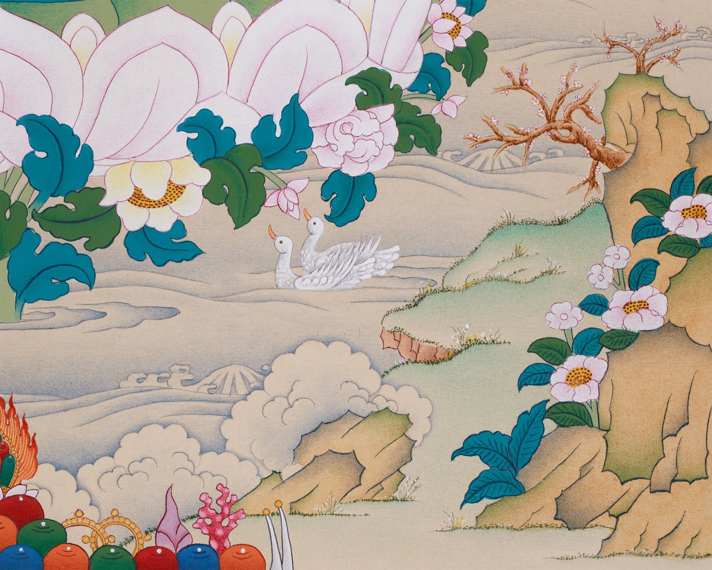 Vajrasattva with Amitabha Buddha | Purification and Compassionate Wisdom