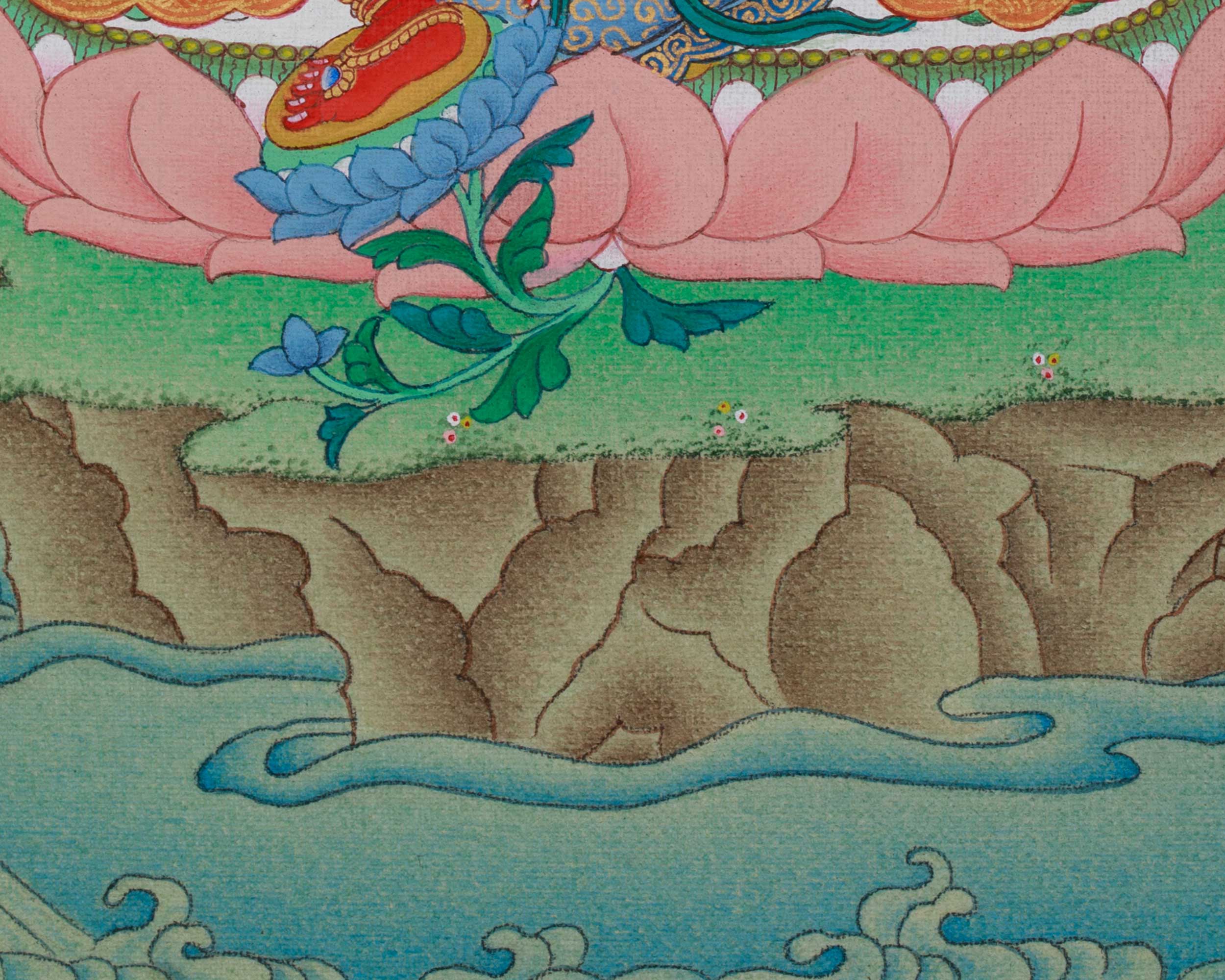 Sacred Red Tara Thangka | Fearless Protection and Meditation Practice