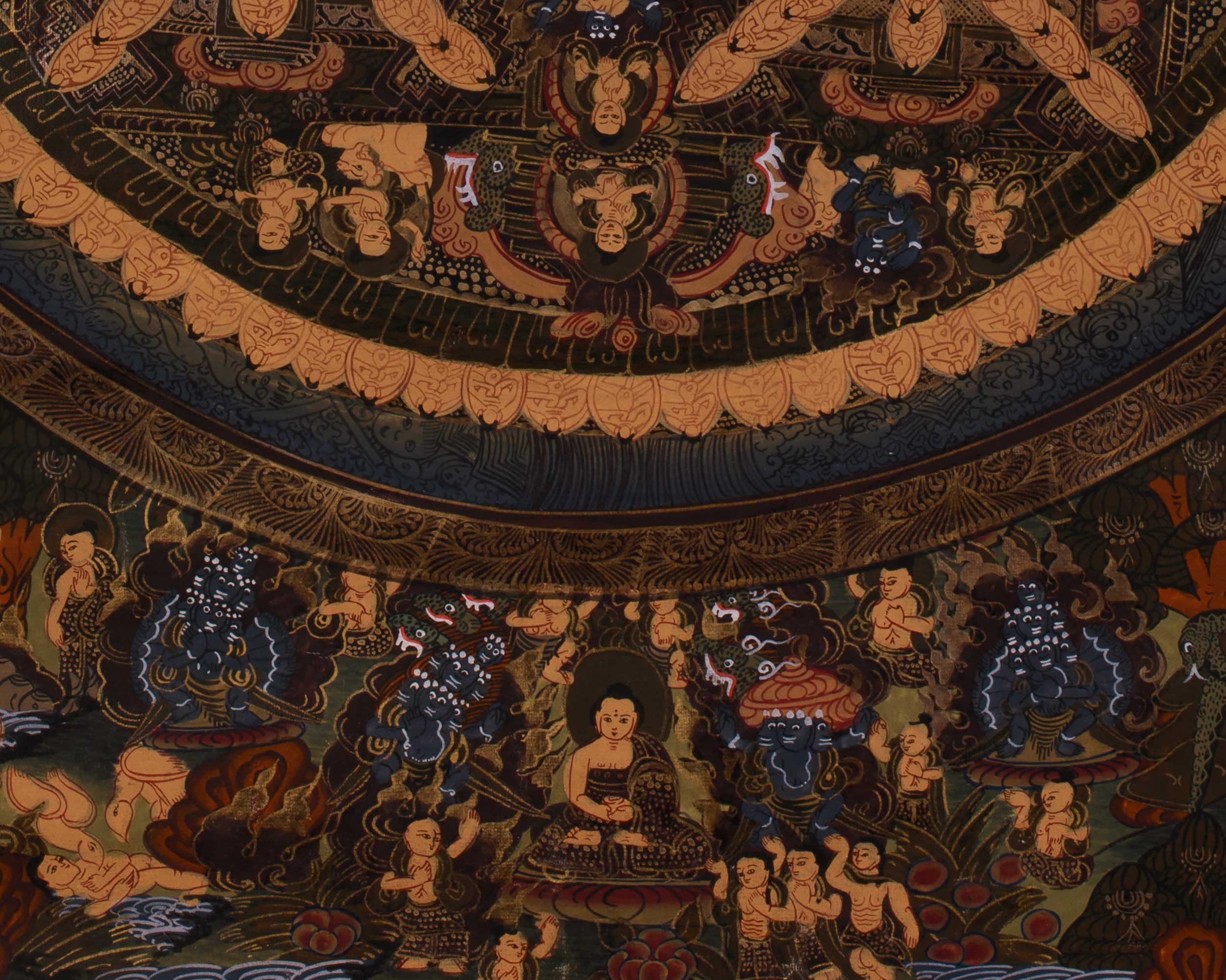 Divine Art of Buddha Mandala | Meditation Altar | Symbolizing Enlightenment and Compassion