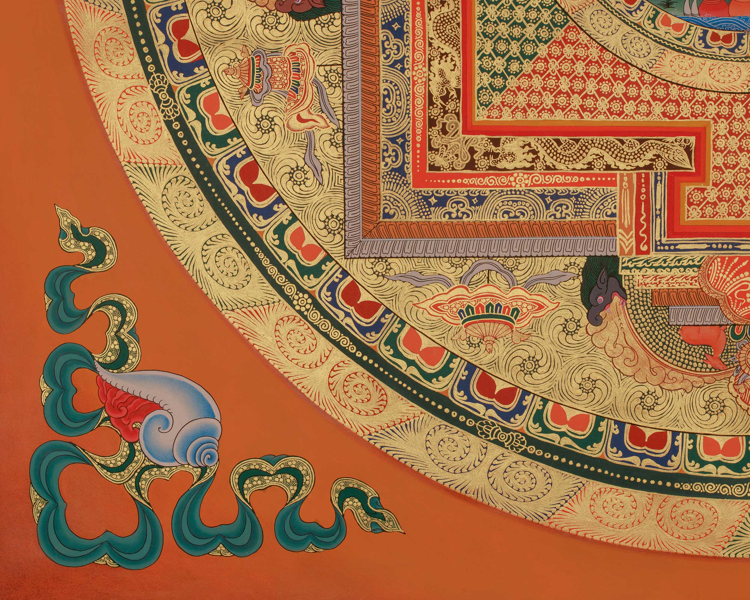 Amitabha Mandala Art | Sacred Buddha of Infinite Light | Pure Land Deity