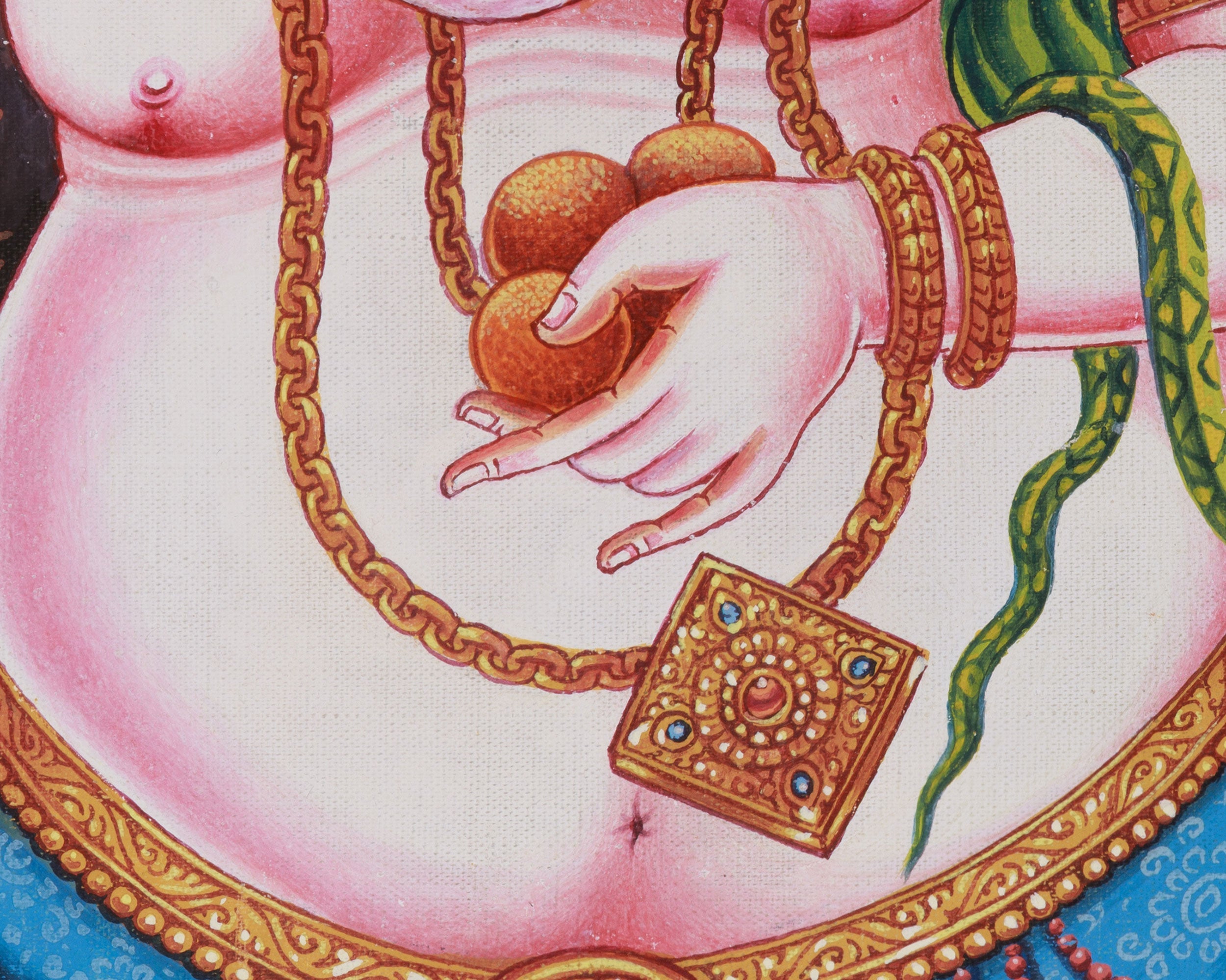 Ganesha Canvas Print | Sacred Hindu Deity Artwork
