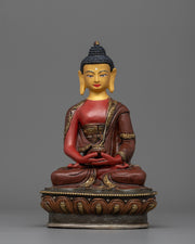Hand-Carved Amitabha Sukhavati Statue | Enlightened Buddha