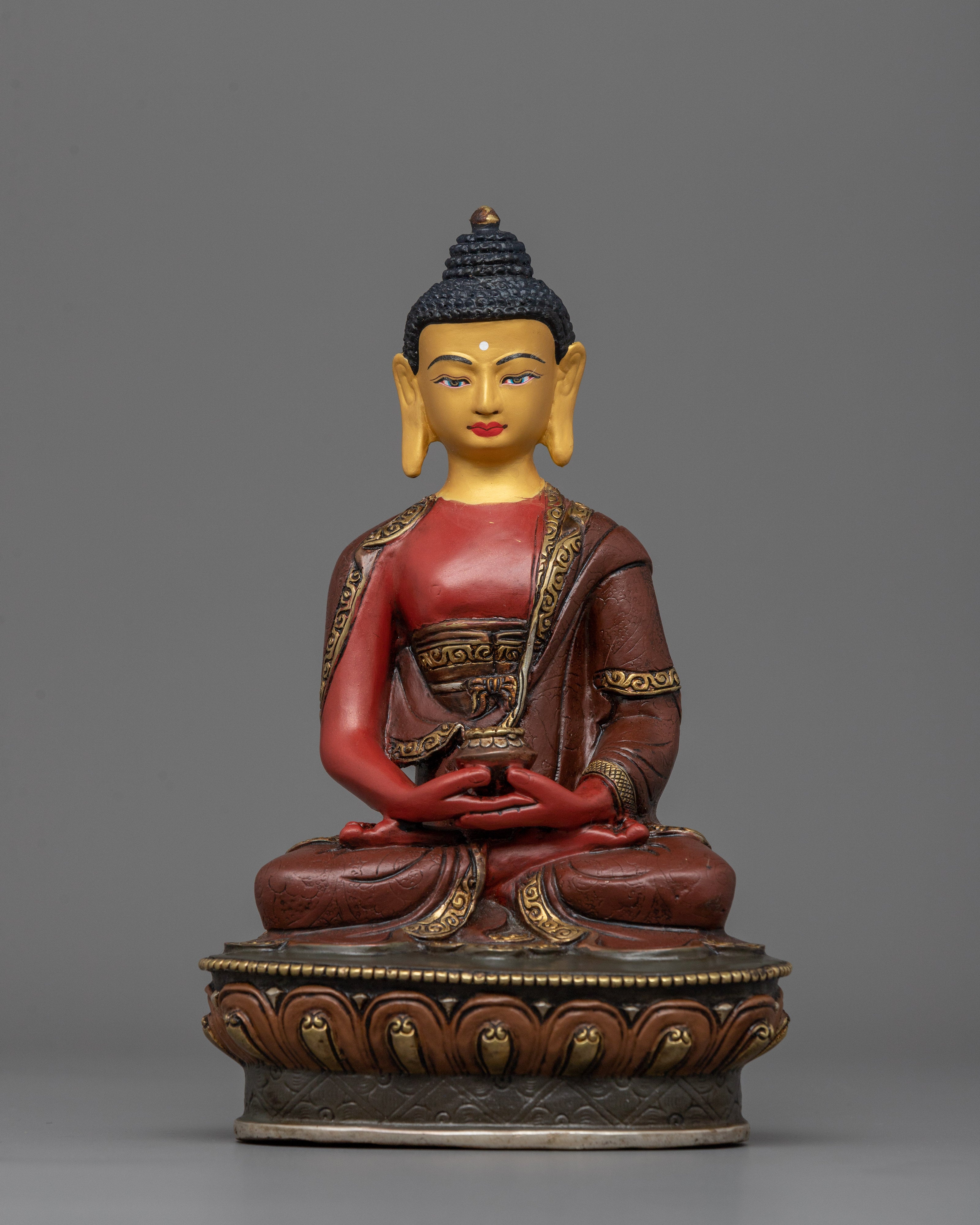 Hand-Carved Amitabha Sukhavati Statue | Enlightened Buddha